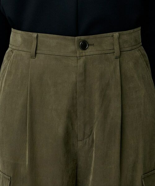 UNTITLED / アンタイトル パンツ | 【大人きれいめ/ストレート/ワイド】キュプラカーゴパンツ | 詳細13