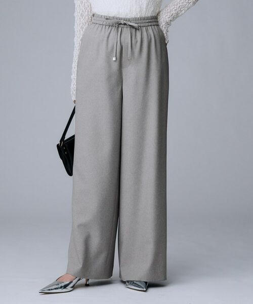 UNTITLED / アンタイトル パンツ | 【ワイド/ウエストゴム/紐】ストレッチドロストパンツ | 詳細11
