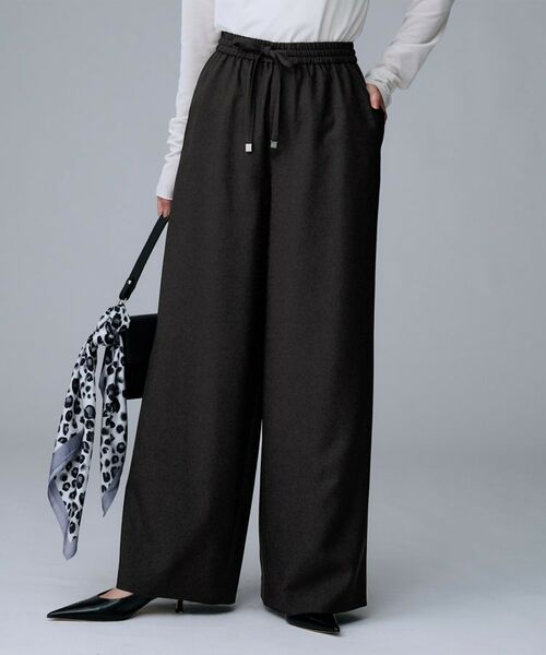 UNTITLED / アンタイトル パンツ | 【ワイド/ウエストゴム/紐】ストレッチドロストパンツ | 詳細15