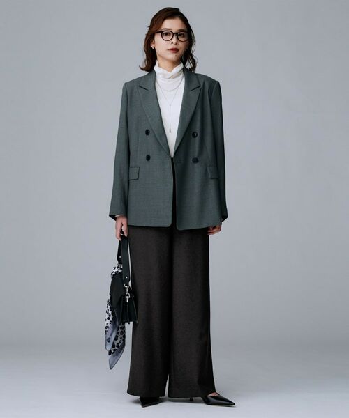 UNTITLED / アンタイトル パンツ | 【ワイド/ウエストゴム/紐】ストレッチドロストパンツ | 詳細17