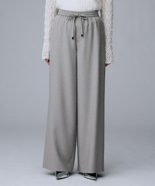 UNTITLED / アンタイトル パンツ | 【ワイド/ウエストゴム/紐】ストレッチドロストパンツ | 詳細19