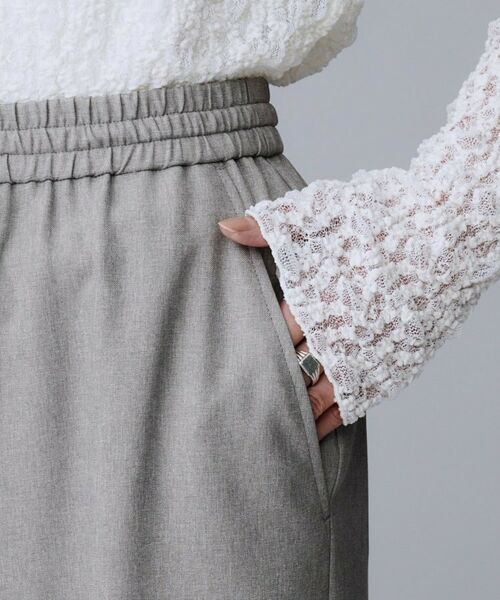 UNTITLED / アンタイトル パンツ | 【ワイド/ウエストゴム/紐】ストレッチドロストパンツ | 詳細24