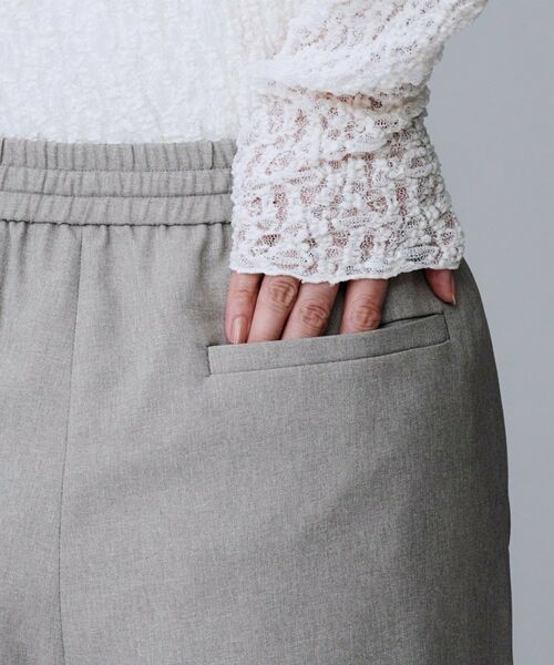 UNTITLED / アンタイトル パンツ | 【ワイド/ウエストゴム/紐】ストレッチドロストパンツ | 詳細25