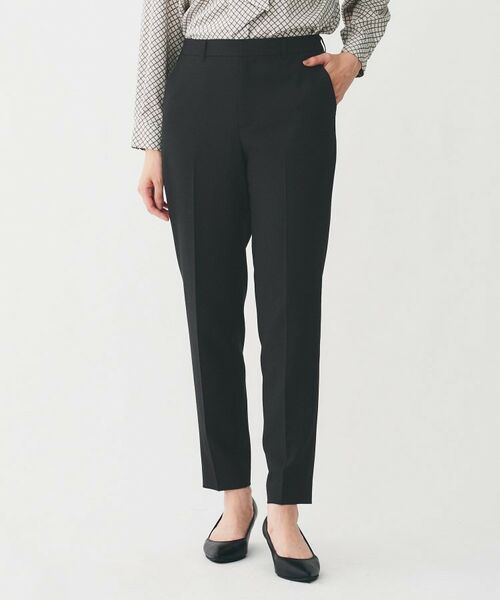 UNTITLED / アンタイトル パンツ | 【通勤スーツ/オフィス】ドライメランジ テーパードパンツ | 詳細12
