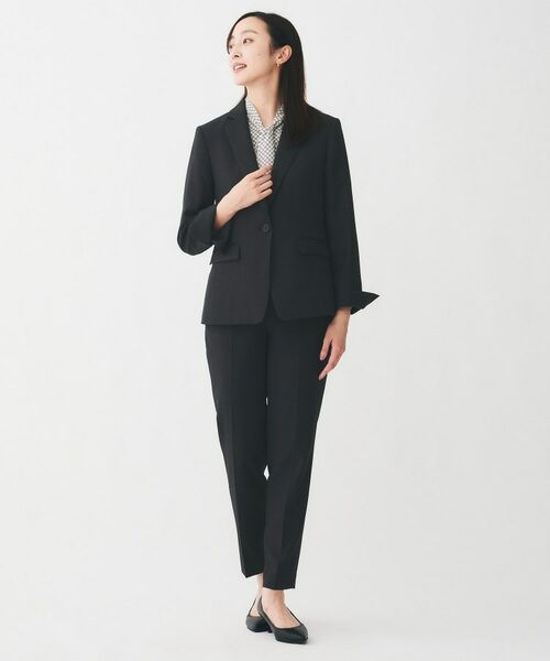 UNTITLED / アンタイトル パンツ | 【通勤スーツ/オフィス】ドライメランジ テーパードパンツ | 詳細14