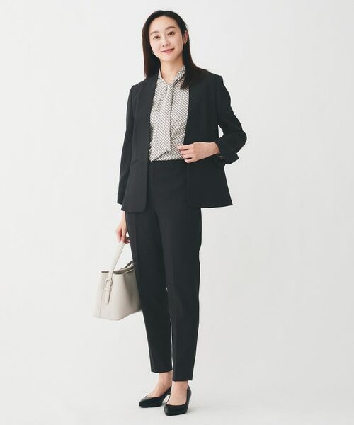 UNTITLED / アンタイトル パンツ | 【通勤スーツ/オフィス】ドライメランジ テーパードパンツ | 詳細15