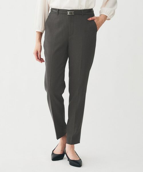 UNTITLED / アンタイトル パンツ | 【通勤スーツ/オフィス】ドライメランジ テーパードパンツ | 詳細2