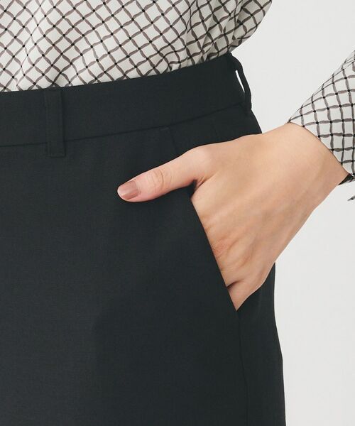 UNTITLED / アンタイトル パンツ | 【通勤スーツ/オフィス】ドライメランジ テーパードパンツ | 詳細22