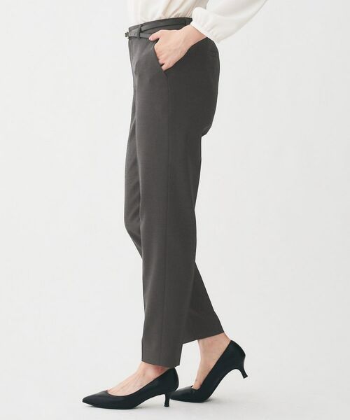 UNTITLED / アンタイトル パンツ | 【通勤スーツ/オフィス】ドライメランジ テーパードパンツ | 詳細3