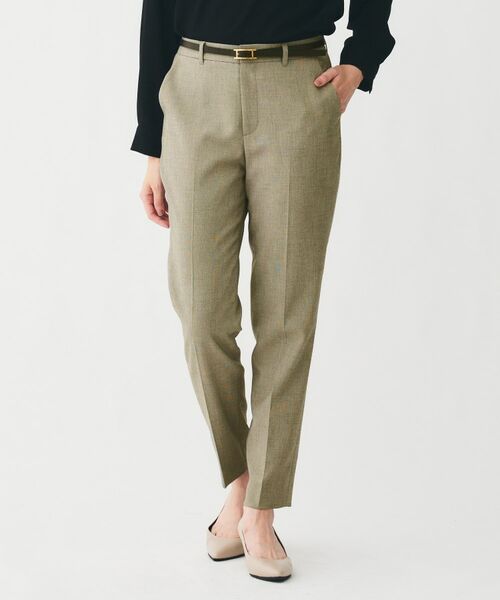 UNTITLED / アンタイトル パンツ | 【通勤スーツ/オフィス】ドライメランジ テーパードパンツ | 詳細7