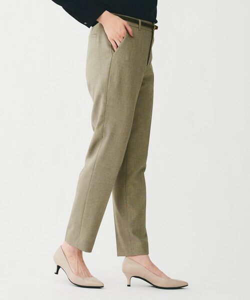 UNTITLED / アンタイトル パンツ | 【通勤スーツ/オフィス】ドライメランジ テーパードパンツ | 詳細8