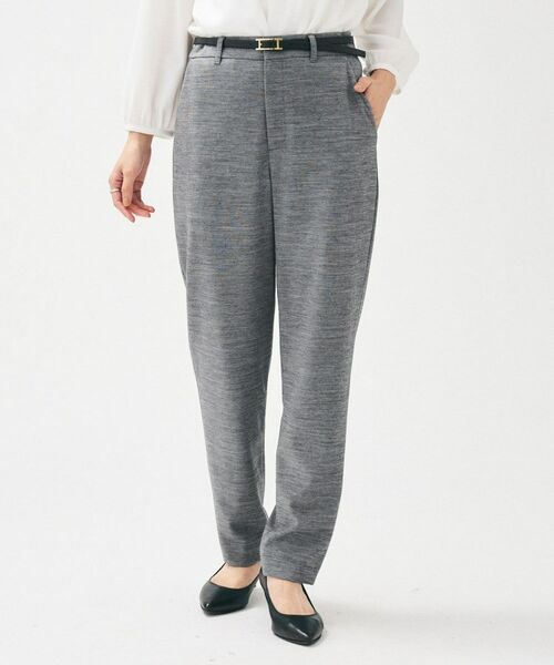 UNTITLED / アンタイトル パンツ | 【洗えるスーツ／ストレッチ】ウール混ジャージ テーパードパンツ | 詳細12