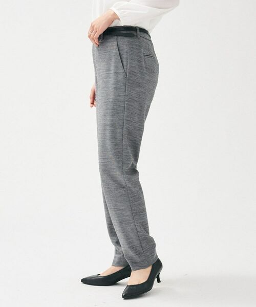 UNTITLED / アンタイトル パンツ | 【洗えるスーツ／ストレッチ】ウール混ジャージ テーパードパンツ | 詳細13