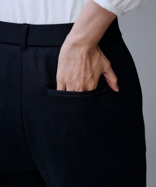 UNTITLED / アンタイトル パンツ | 【洗えるスーツ／ストレッチ】ウール混ジャージ テーパードパンツ | 詳細22