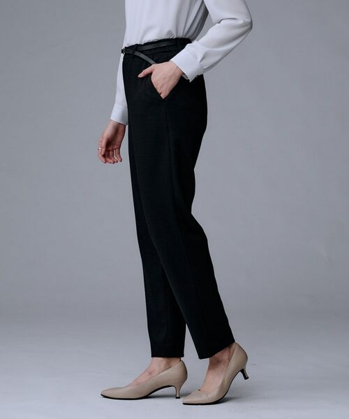 UNTITLED / アンタイトル パンツ | 【洗えるスーツ／ストレッチ】ウール混ジャージ テーパードパンツ | 詳細3