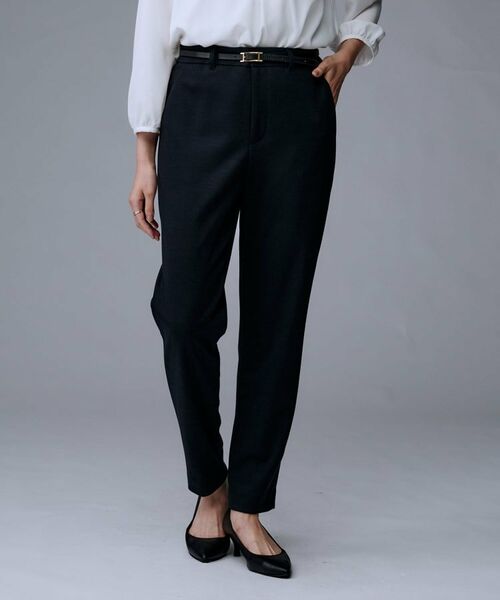 UNTITLED / アンタイトル パンツ | 【洗えるスーツ／ストレッチ】ウール混ジャージ テーパードパンツ | 詳細7