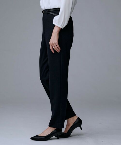 UNTITLED / アンタイトル パンツ | 【洗えるスーツ／ストレッチ】ウール混ジャージ テーパードパンツ | 詳細8