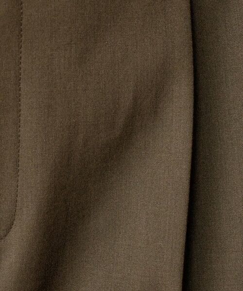 UNTITLED / アンタイトル パンツ | 【洗える/ウエスト後ろゴム】ウール混　タックワイドパンツ | 詳細13