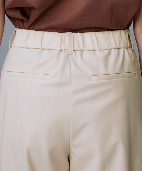 UNTITLED / アンタイトル パンツ | 【洗える/ウエスト後ろゴム】ウール混　タックワイドパンツ | 詳細26