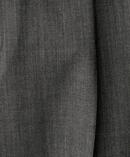 UNTITLED / アンタイトル パンツ | 【洗える/ウエスト後ろゴム】ウール混　タックワイドパンツ | 詳細5