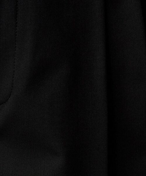 UNTITLED / アンタイトル パンツ | 【洗える/ウエスト後ろゴム】ウール混　タックワイドパンツ | 詳細9