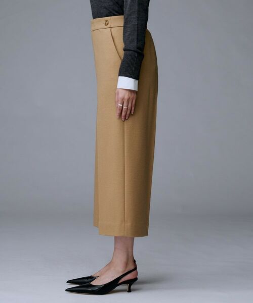 UNTITLED / アンタイトル ショート・ハーフ・半端丈パンツ | 【ウール100%/ウエスト後ろゴム】 クロップドワイドパンツ | 詳細20