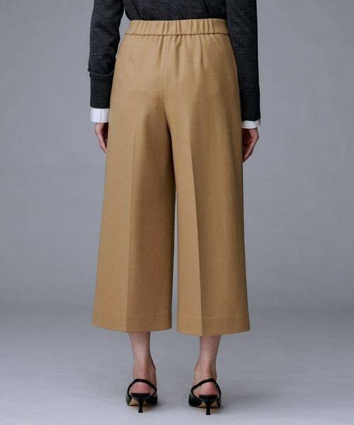 UNTITLED / アンタイトル ショート・ハーフ・半端丈パンツ | 【ウール100%/ウエスト後ろゴム】 クロップドワイドパンツ | 詳細21