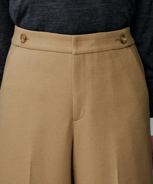 UNTITLED / アンタイトル ショート・ハーフ・半端丈パンツ | 【ウール100%/ウエスト後ろゴム】 クロップドワイドパンツ | 詳細22
