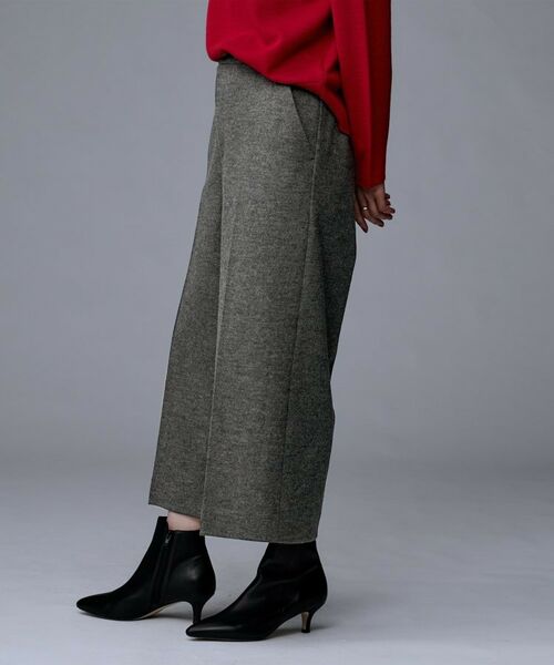 UNTITLED / アンタイトル ショート・ハーフ・半端丈パンツ | 【ウール100%/ウエスト後ろゴム】 クロップドワイドパンツ | 詳細7