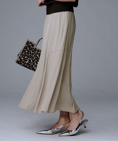 UNTITLED / アンタイトル ロング・マキシ丈スカート | 【秋冬兼用／1枚で着映え】ソフト裾フレアスカート | 詳細16
