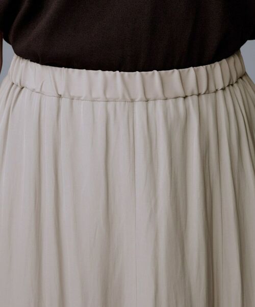 UNTITLED / アンタイトル ロング・マキシ丈スカート | 【秋冬兼用／1枚で着映え】ソフト裾フレアスカート | 詳細22