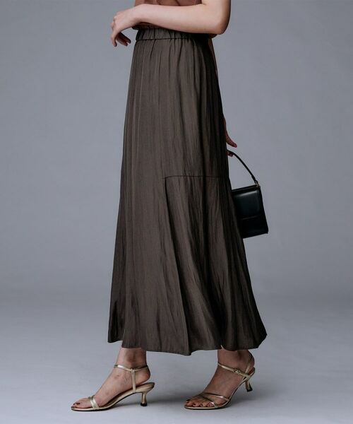 UNTITLED / アンタイトル ロング・マキシ丈スカート | 【秋冬兼用／1枚で着映え】ソフト裾フレアスカート | 詳細9