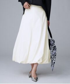 UNTITLED / アンタイトル ロング・マキシ丈スカート | 【ストレッチ素材/撥水加工】バルーンスカート