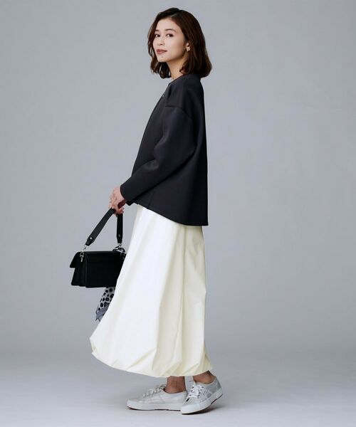 UNTITLED / アンタイトル ロング・マキシ丈スカート | 【ストレッチ素材/撥水加工】バルーンスカート | 詳細3