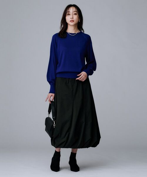 UNTITLED / アンタイトル ロング・マキシ丈スカート | 【ストレッチ素材/撥水加工】バルーンスカート | 詳細8