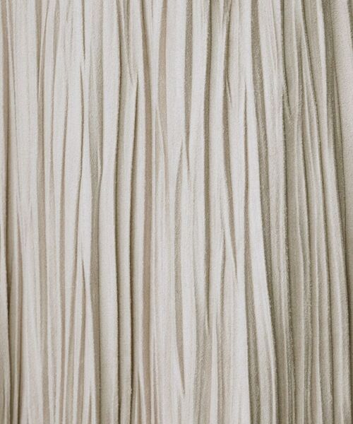 UNTITLED / アンタイトル ロング・マキシ丈スカート | 【シワ知らず/ウエストゴム】スエード風プリーツスカート | 詳細24