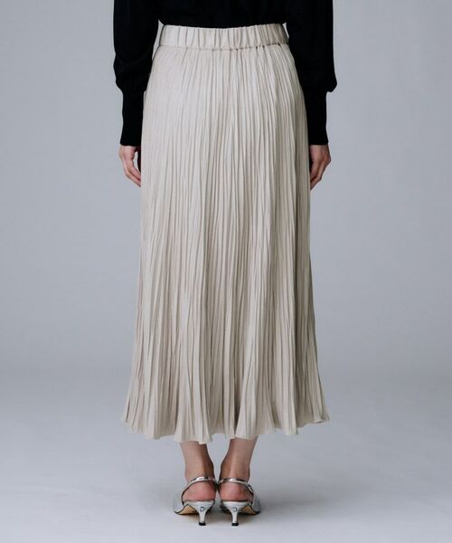 UNTITLED / アンタイトル ロング・マキシ丈スカート | 【シワ知らず/ウエストゴム】スエード風プリーツスカート | 詳細26