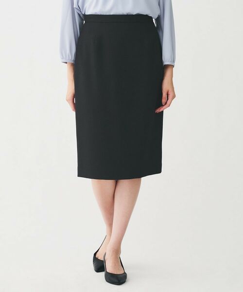 UNTITLED / アンタイトル ミニ・ひざ丈スカート | 【通勤スーツ/オフィス】ドライメランジ タイトスカート | 詳細12