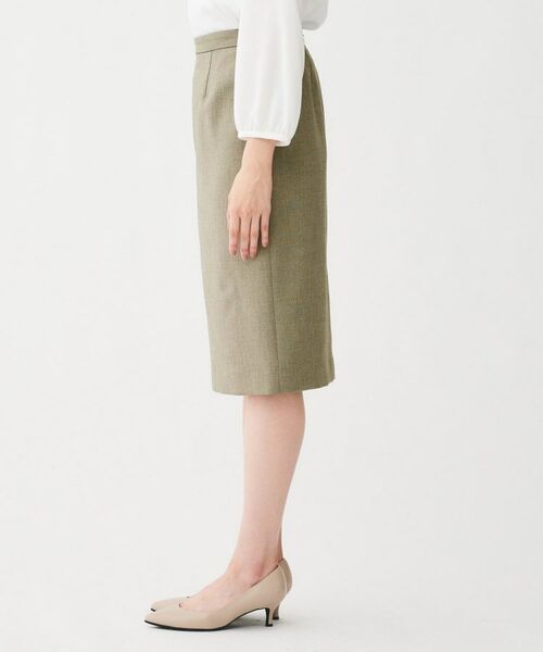 UNTITLED / アンタイトル ミニ・ひざ丈スカート | 【通勤スーツ/オフィス】ドライメランジ タイトスカート | 詳細18