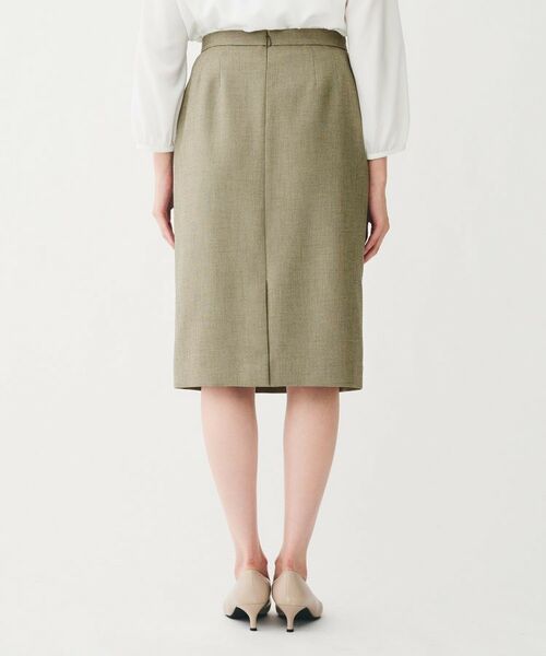 UNTITLED / アンタイトル ミニ・ひざ丈スカート | 【通勤スーツ/オフィス】ドライメランジ タイトスカート | 詳細19