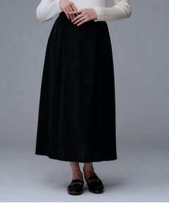 UNTITLED / アンタイトル ロング・マキシ丈スカート | 【セットアップ可/後ろウエストゴム】リラクパウダースカート