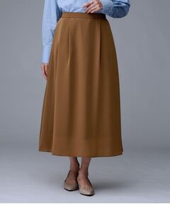 UNTITLED / アンタイトル ロング・マキシ丈スカート | 【セットアップ可/後ろウエストゴム】リラクパウダースカート