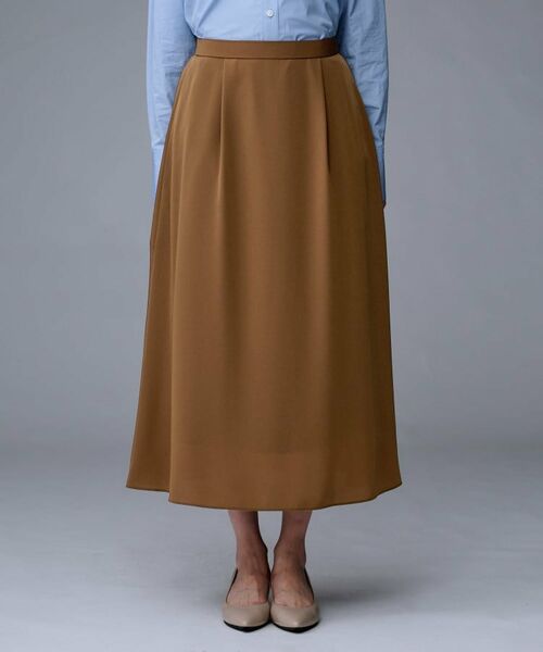UNTITLED / アンタイトル ロング・マキシ丈スカート | 【セットアップ可/後ろウエストゴム】リラクパウダースカート | 詳細12