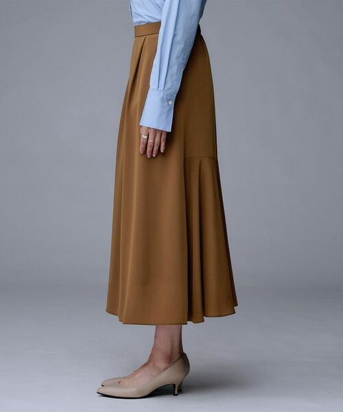 UNTITLED / アンタイトル ロング・マキシ丈スカート | 【セットアップ可/後ろウエストゴム】リラクパウダースカート | 詳細13