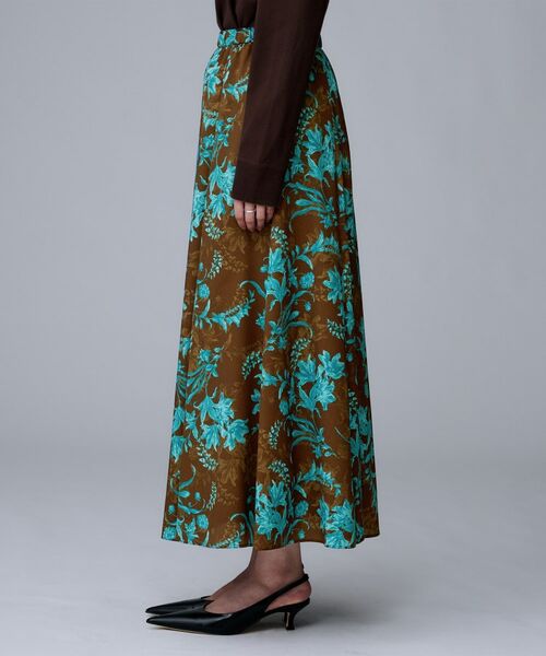 UNTITLED / アンタイトル ロング・マキシ丈スカート | 【ウエストゴム/ロング/花柄】オーナメントフラワー スカート | 詳細11