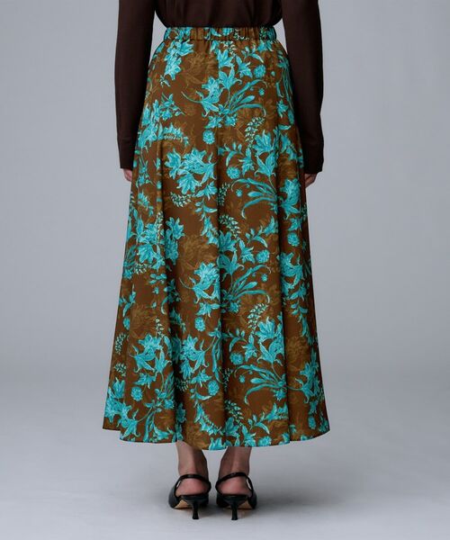 UNTITLED / アンタイトル ロング・マキシ丈スカート | 【ウエストゴム/ロング/花柄】オーナメントフラワー スカート | 詳細12