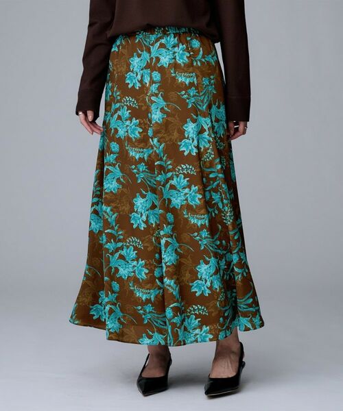UNTITLED / アンタイトル ロング・マキシ丈スカート | 【ウエストゴム/ロング/花柄】オーナメントフラワー スカート | 詳細6