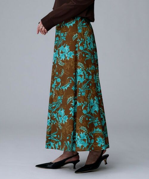 UNTITLED / アンタイトル ロング・マキシ丈スカート | 【ウエストゴム/ロング/花柄】オーナメントフラワー スカート | 詳細7