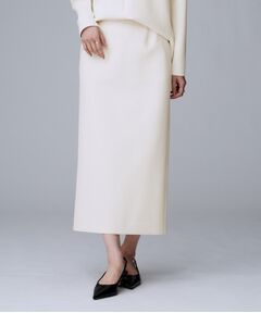 UNTITLED / アンタイトル ロング・マキシ丈スカート | 【ウエストゴム/タイト/スポーティー】ダンボールジャージスカート