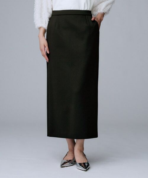 UNTITLED / アンタイトル ロング・マキシ丈スカート | 【ウエストゴム/タイト/スポーティー】ダンボールジャージスカート | 詳細12